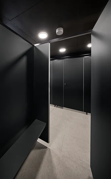 Shower cabin with changing area type EF-3