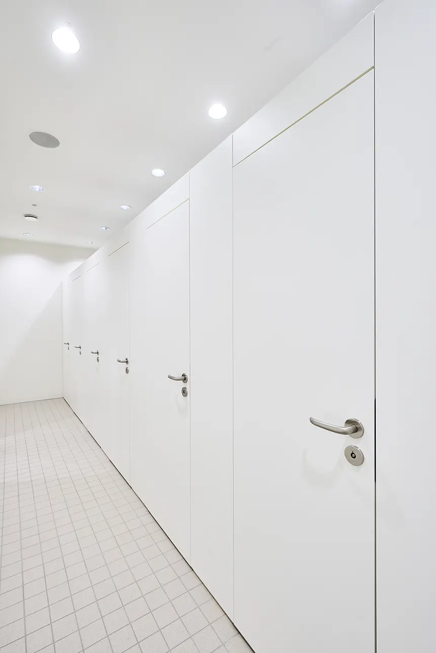 Sanitary partition wall SVFG40