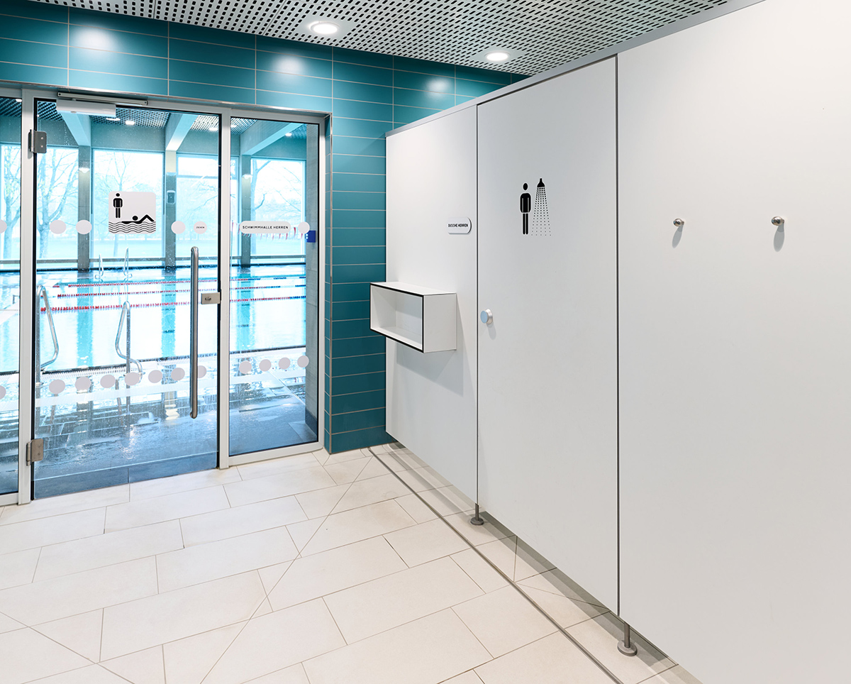 Shower area Schäfer Trennwandsysteme