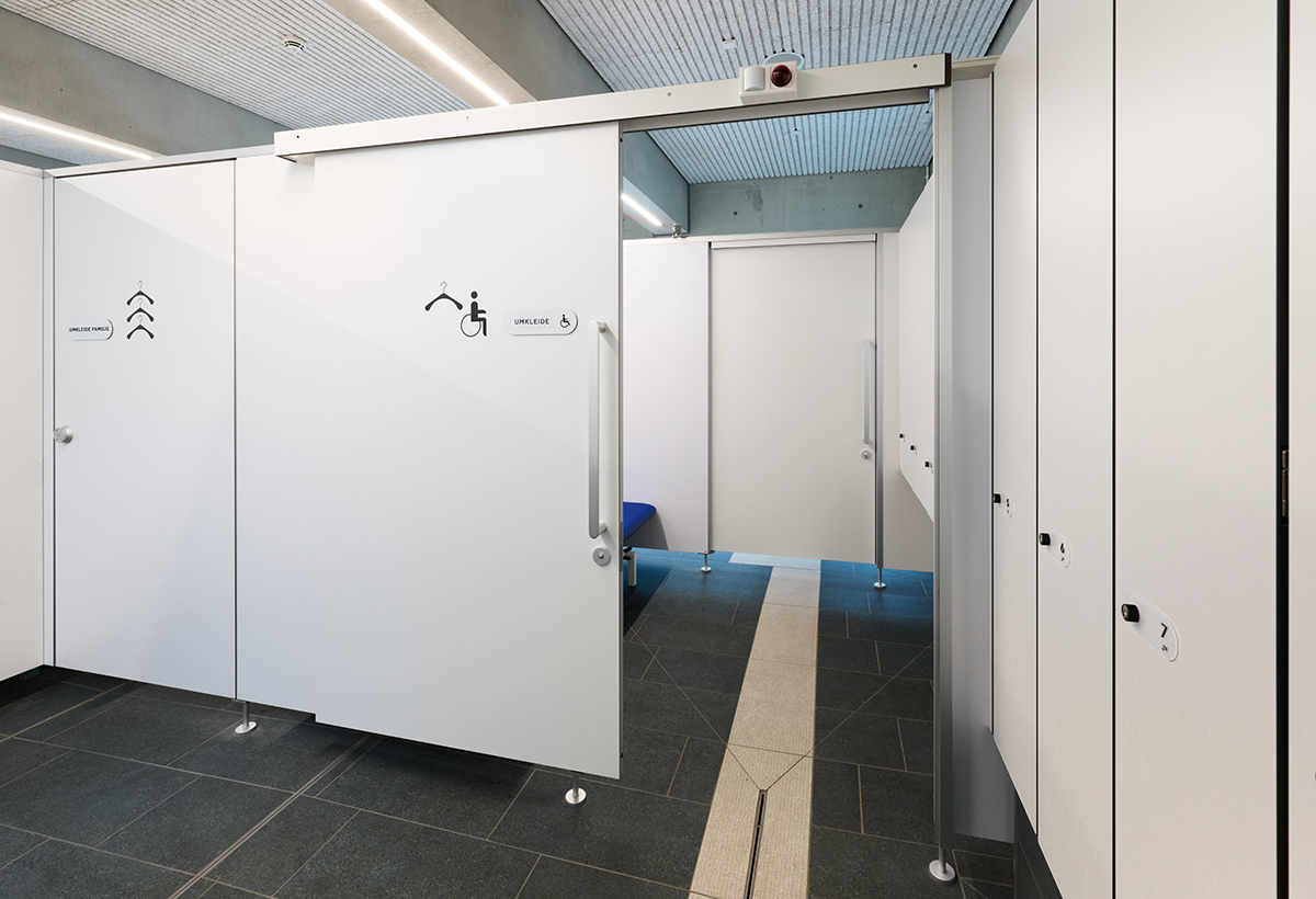 changing cubicle physical impairment