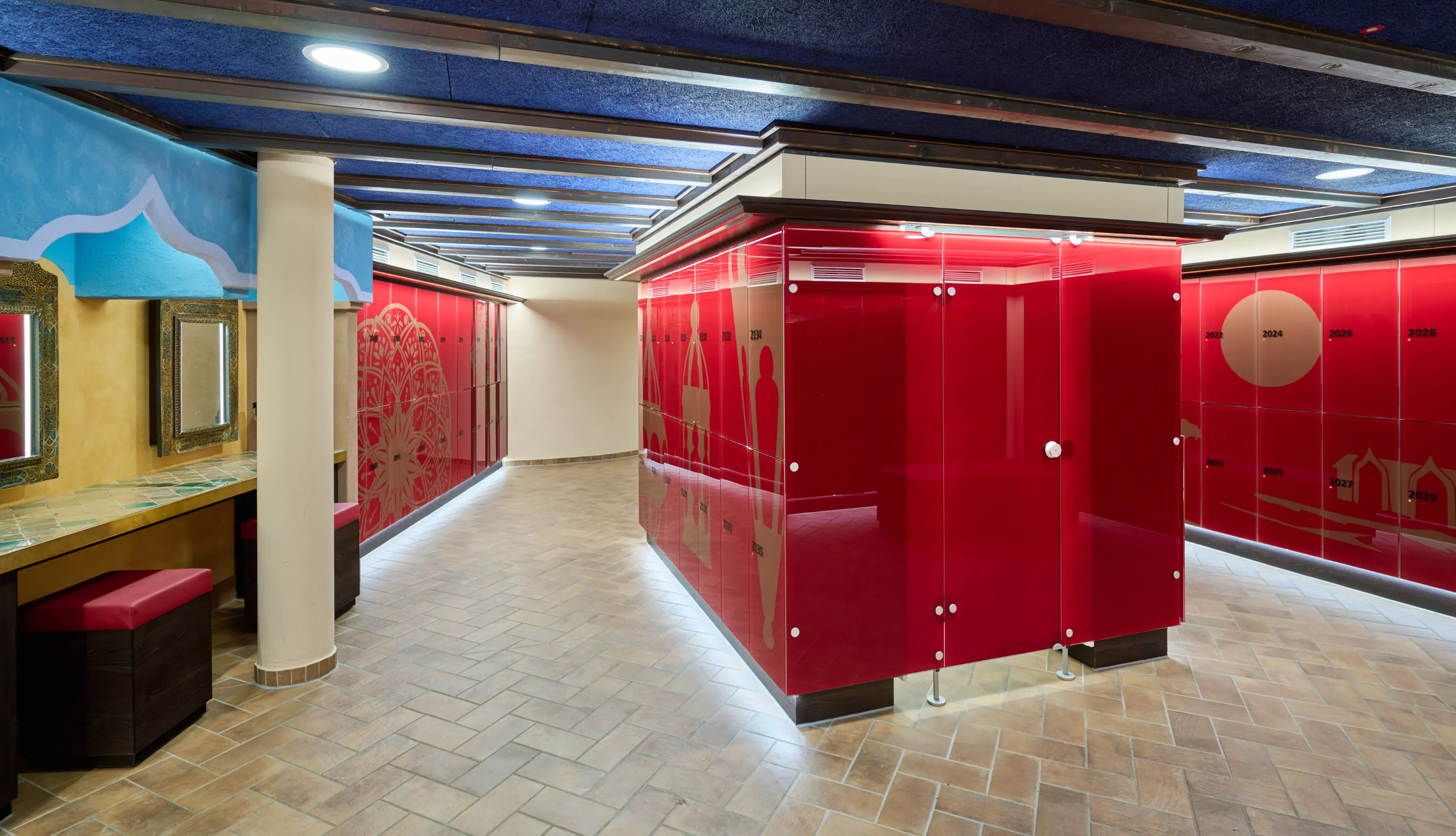 Glas WC Trennwand